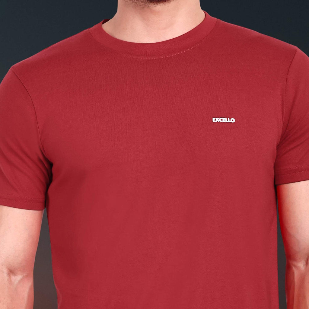 Men's 100% Pure Cotton T-Shirt – Regular Fit | Soft, Breathable & Stylish