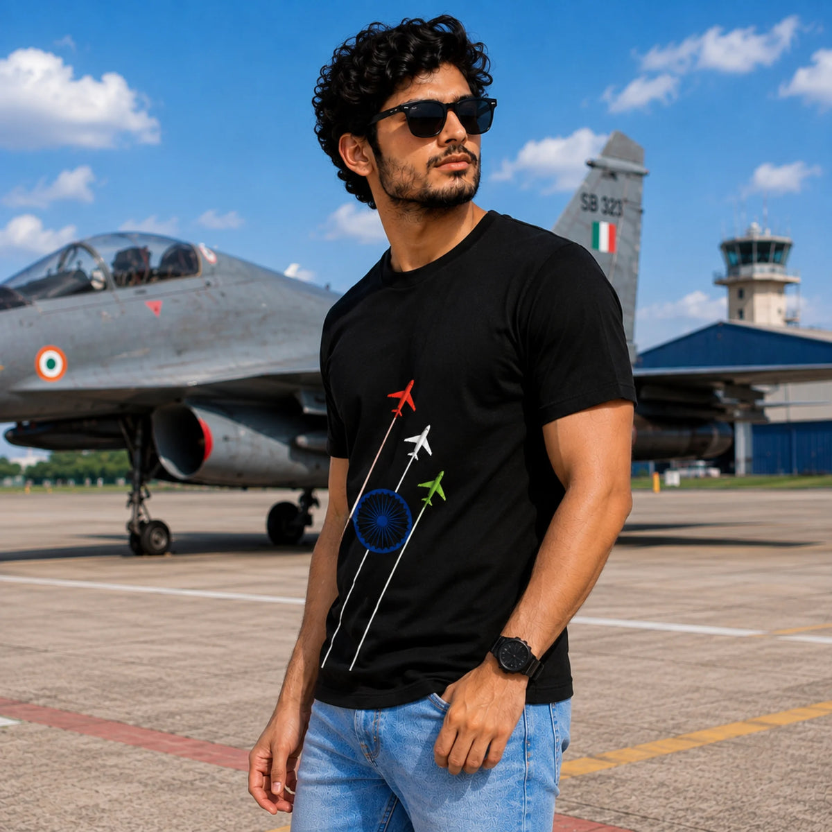 Premium India Independence Edition Graphic T-Shirt | 180 GSM Pure Cotton, Regular Fit