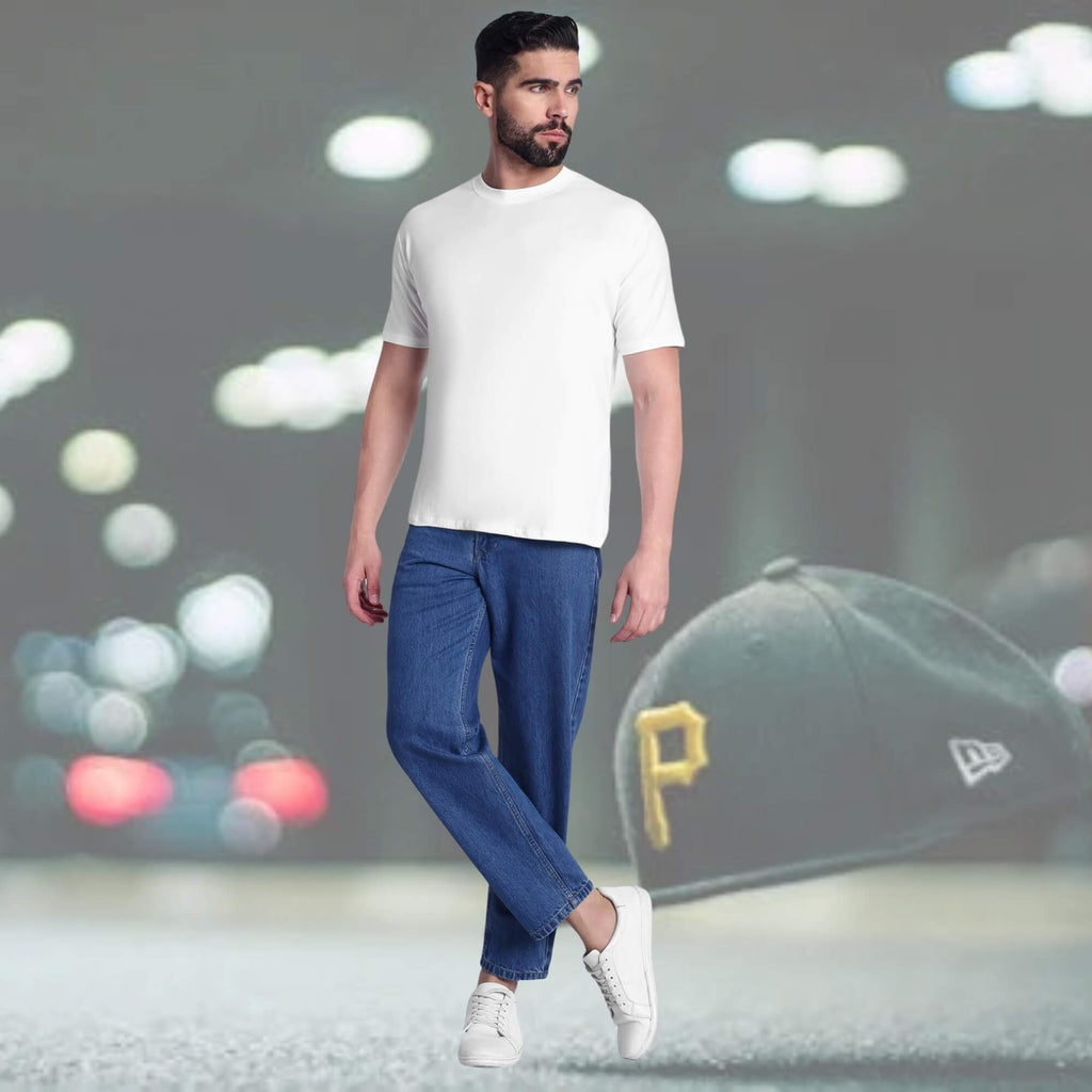 Excello  Pure Cotton Round Neck T-shirt, 180 GSM, Lightweight Premium Feel