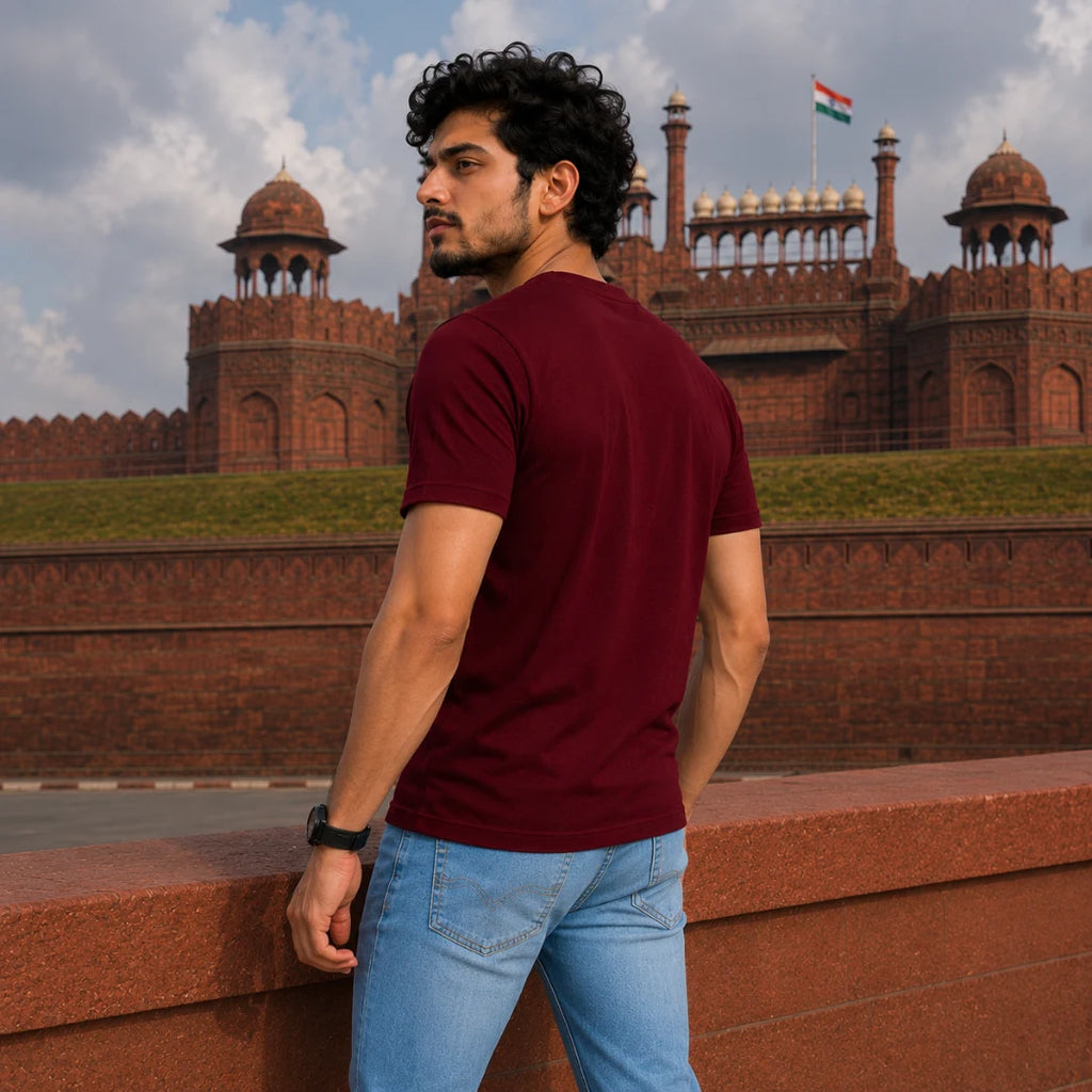 India Independence Edition Graphic T-Shirt | 180 GSM Pure Cotton, Regular Fit