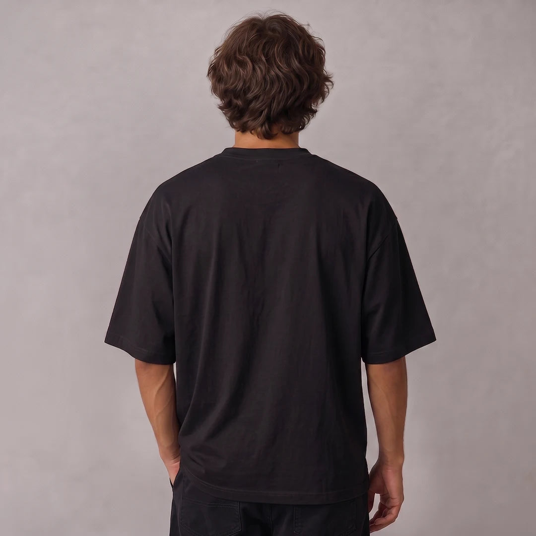 Mahadev Trishul Drop Shoulder T-Shirt | Heavyweight 240 GSM Pure Cotton
