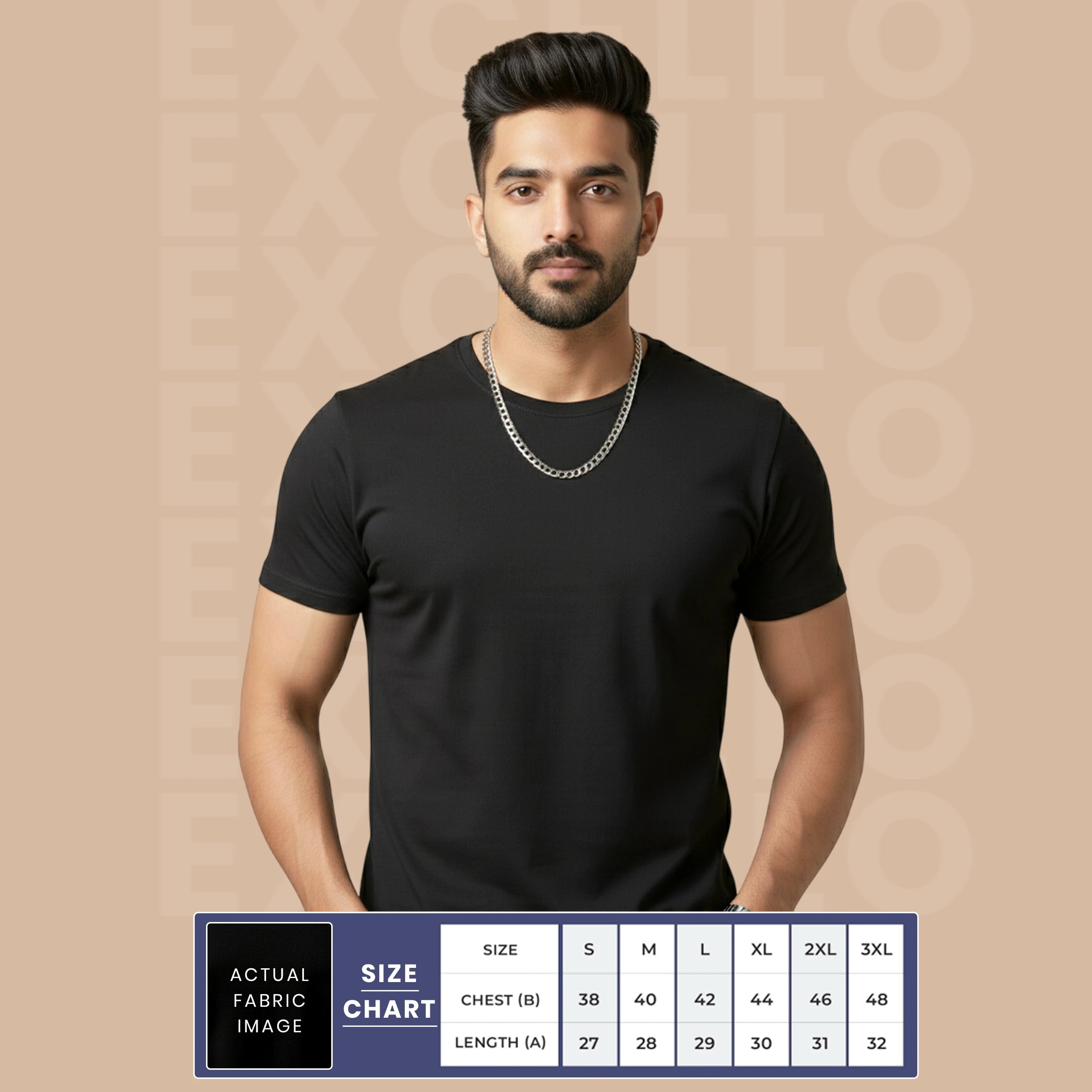 Premium Men’s Eco-Blend T-Shirt | Classic Regular Fit & Sustainable 180 GSM Fabric