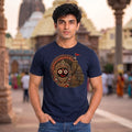 Men's Jagannath Puri Printed Round Neck Regular Fit T-Shirt (180 GSM)