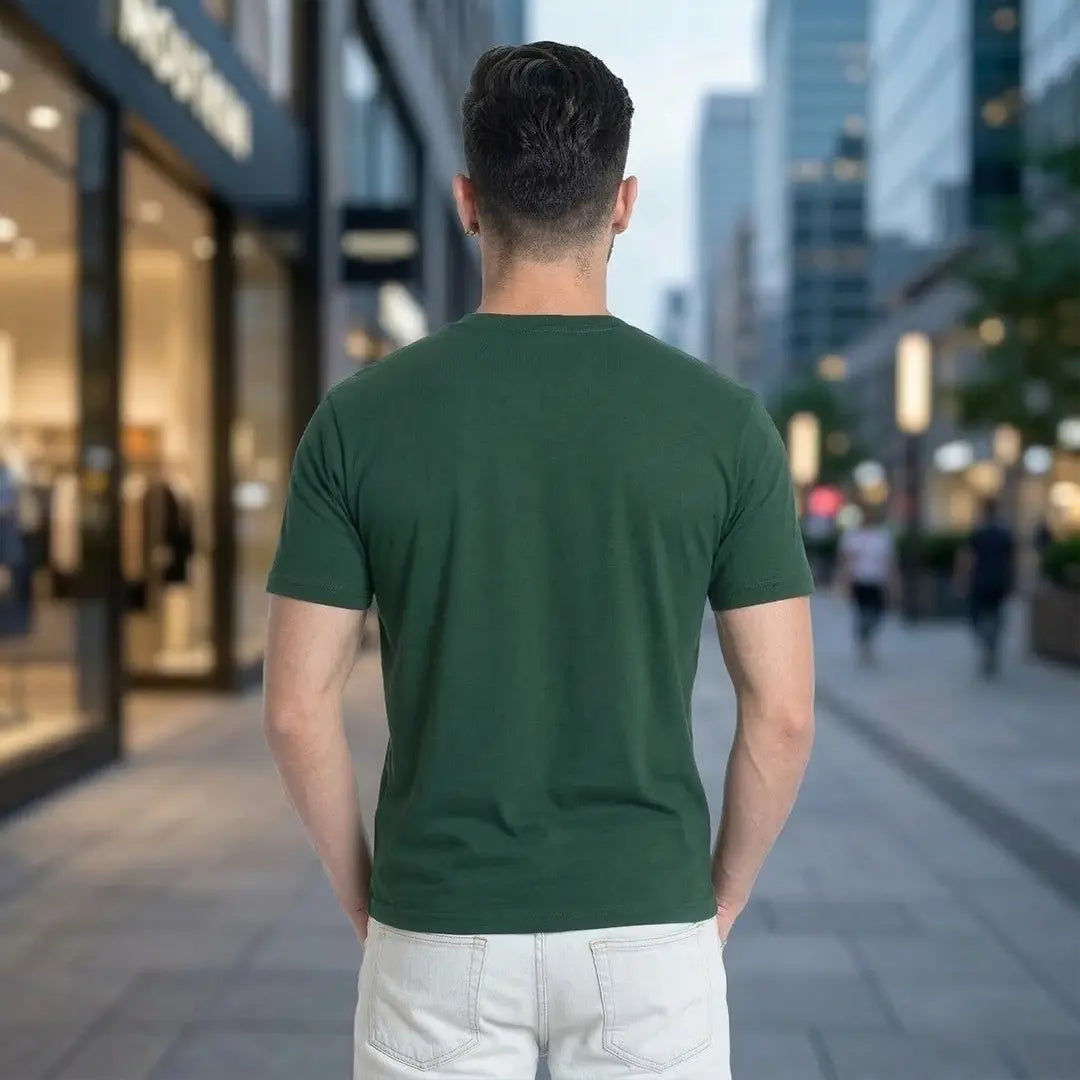Excello  Pure Cotton Round Neck T-shirt, 180 GSM, Lightweight Premium Feel