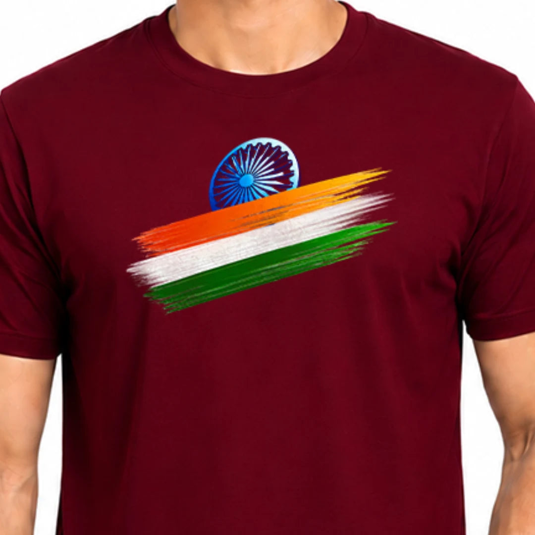 India Independence Edition Graphic T-Shirt | 180 GSM Pure Cotton, Regular Fit