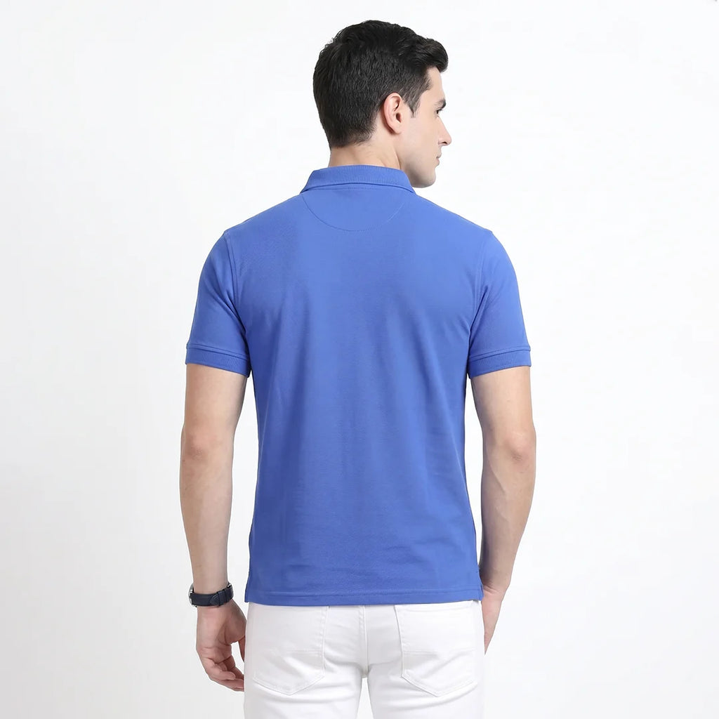 Men's Aeropiq Performance Polo – Wrinkle-Free Sustainable Nano Poly T-Shirt with Cotton-Like Feel