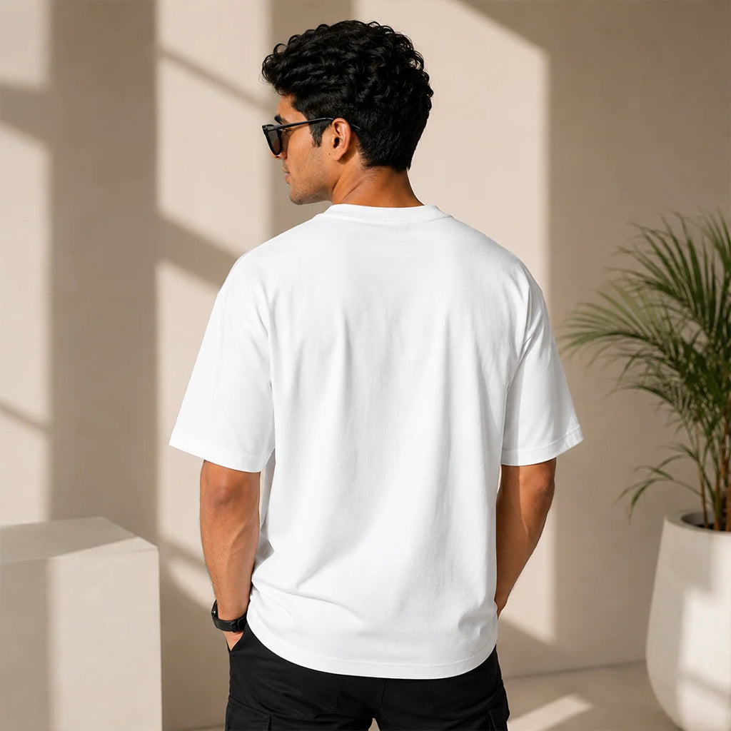 Indian Patriot Jai Hind Graphic Oversized T-Shirt - Heavyweight 240 GSM