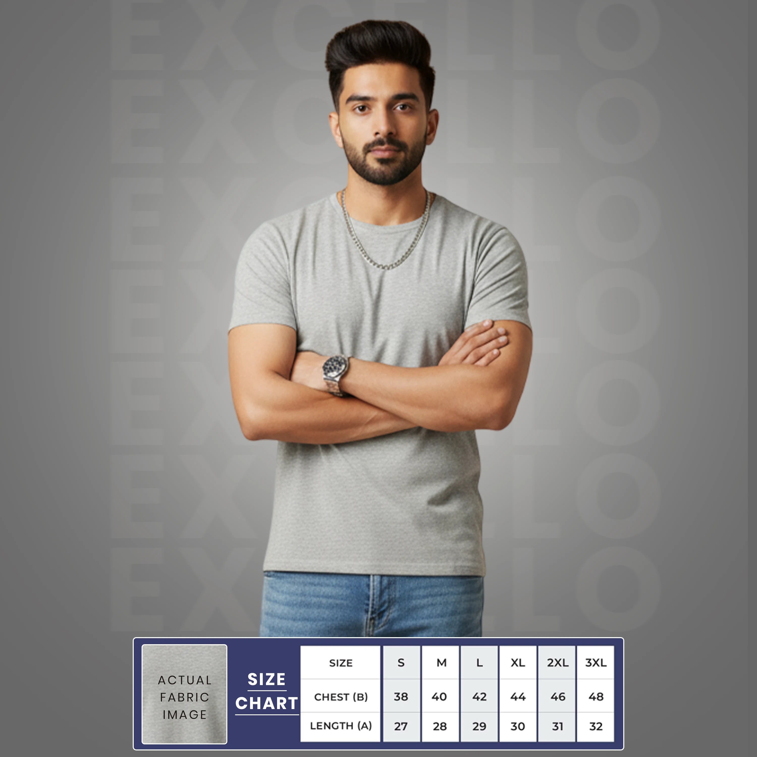 Premium Men’s Eco-Blend T-Shirt | Classic Regular Fit & Sustainable 180 GSM Fabric