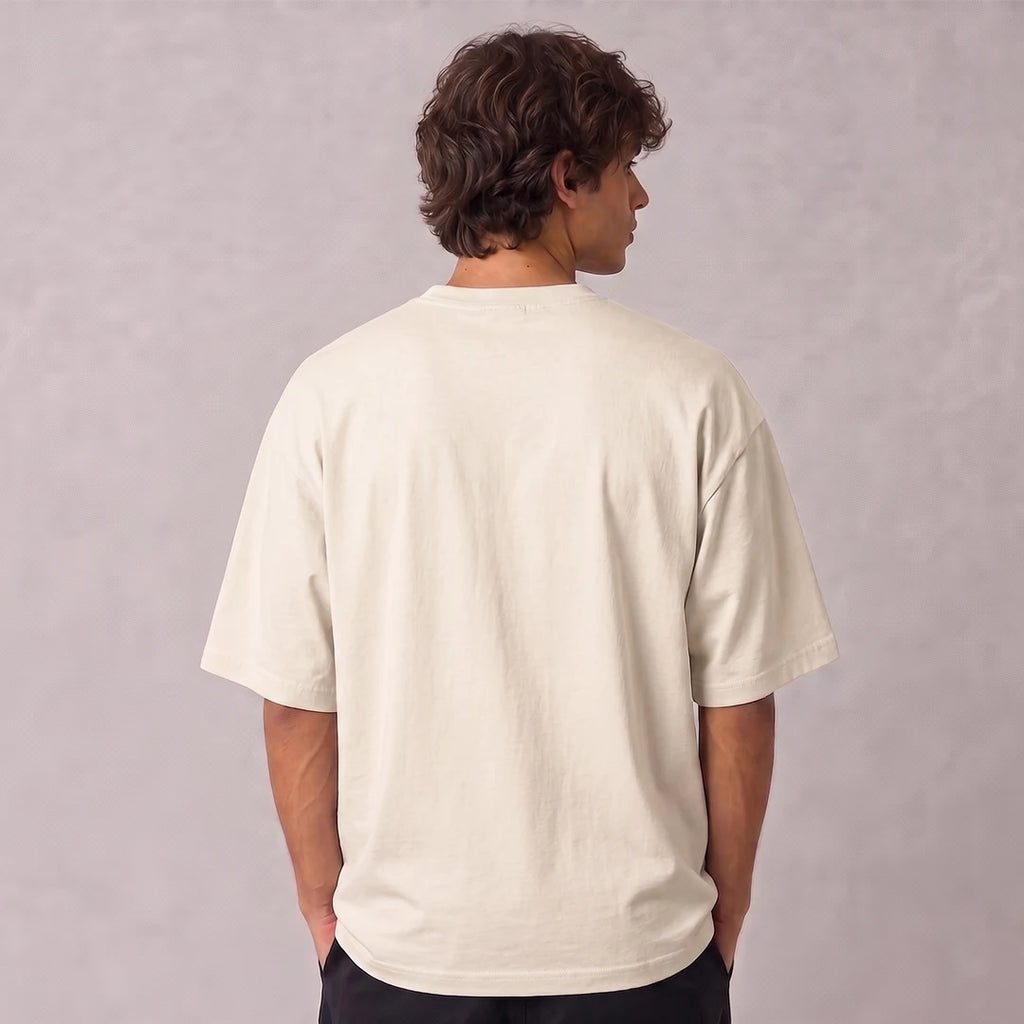 Mahadev Trishul Drop Shoulder T-Shirt | Heavyweight 240 GSM Pure Cotton