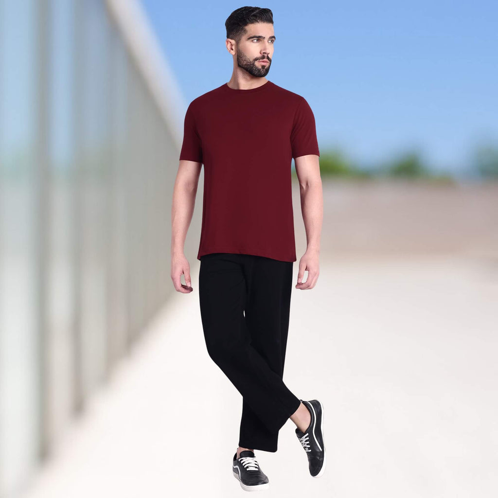 Excello  Pure Cotton Round Neck T-shirt, 180 GSM, Lightweight Premium Feel