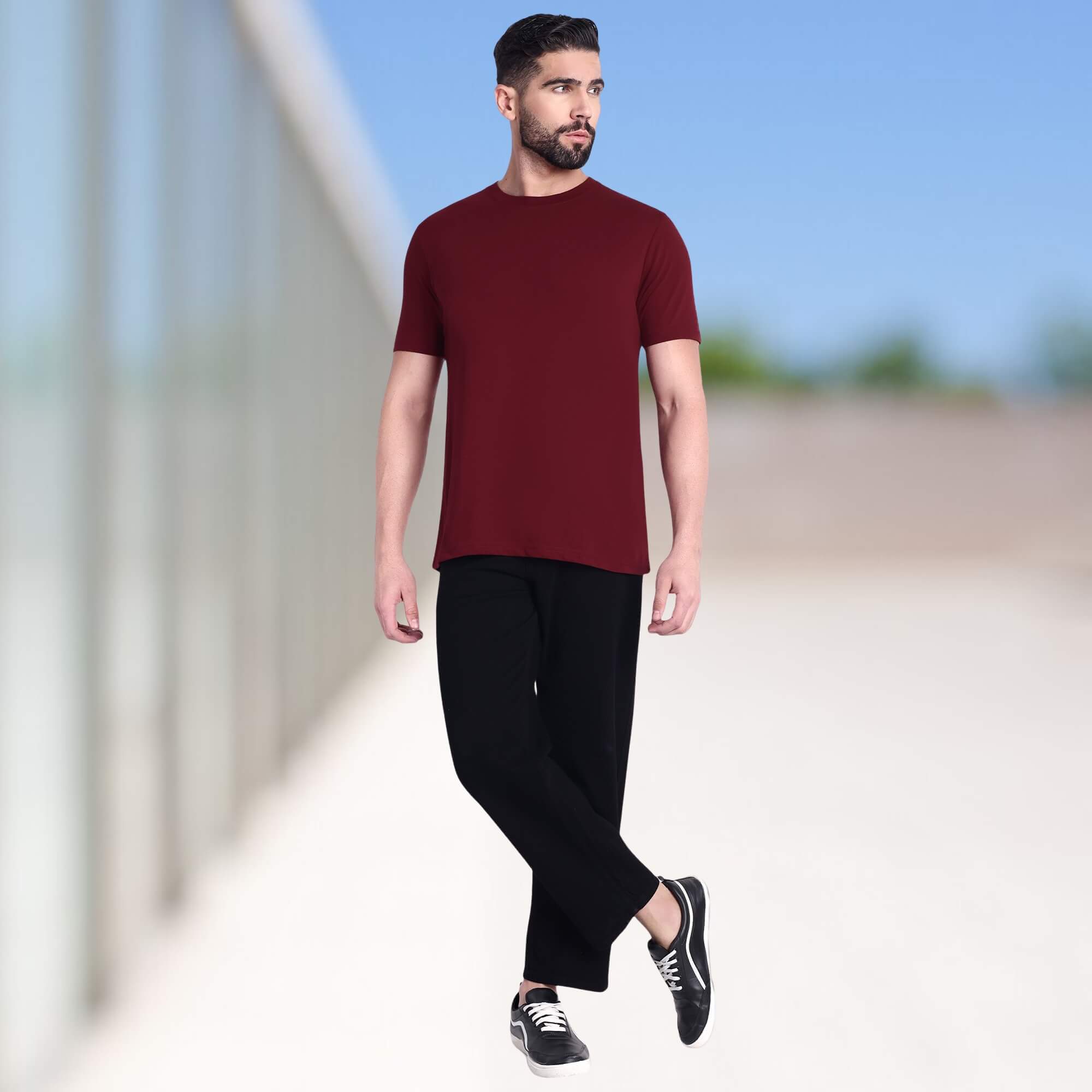 Excello  Pure Cotton Round Neck T-shirt, 180 GSM, Lightweight Premium Feel