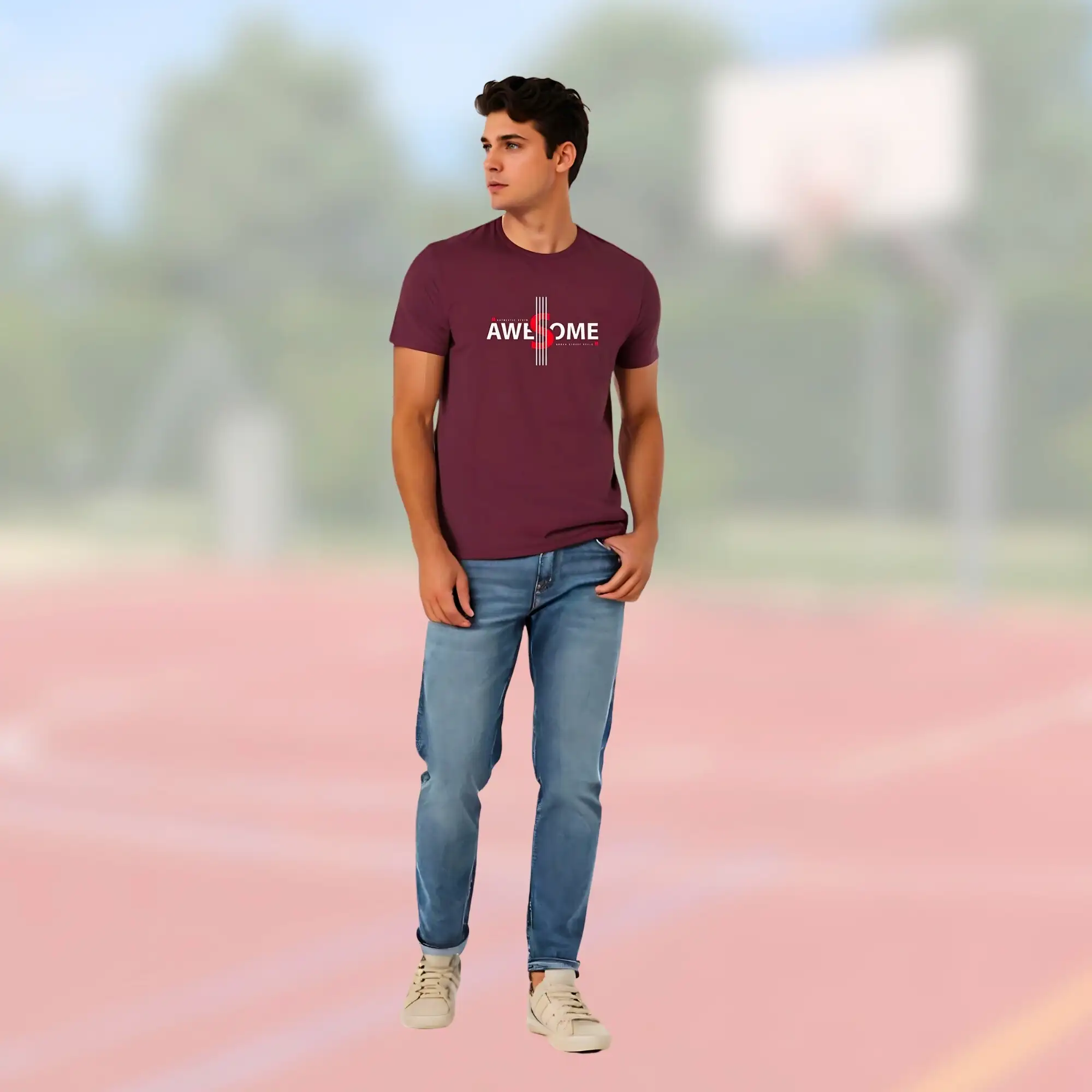 EXCELLO Men's  Graphic T-Shirt 