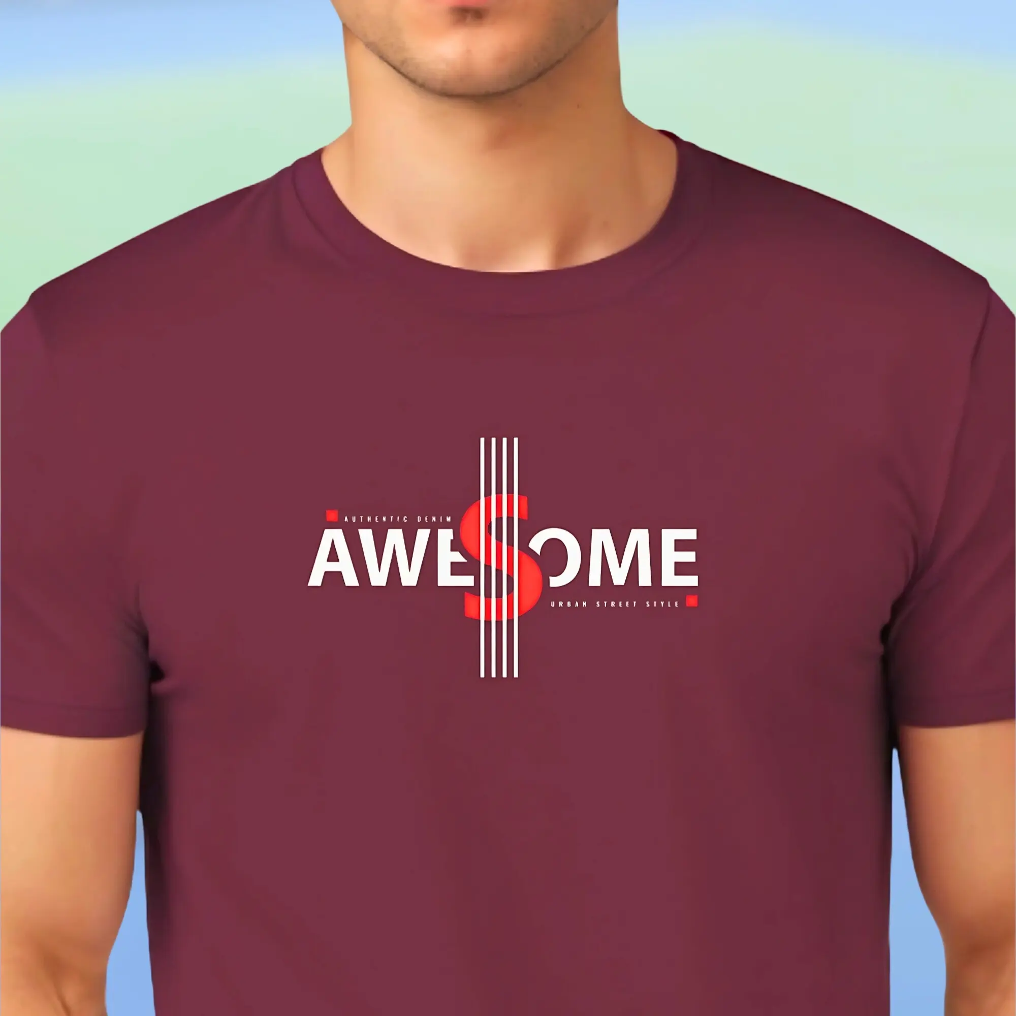EXCELLO Men's  Graphic T-Shirt 
