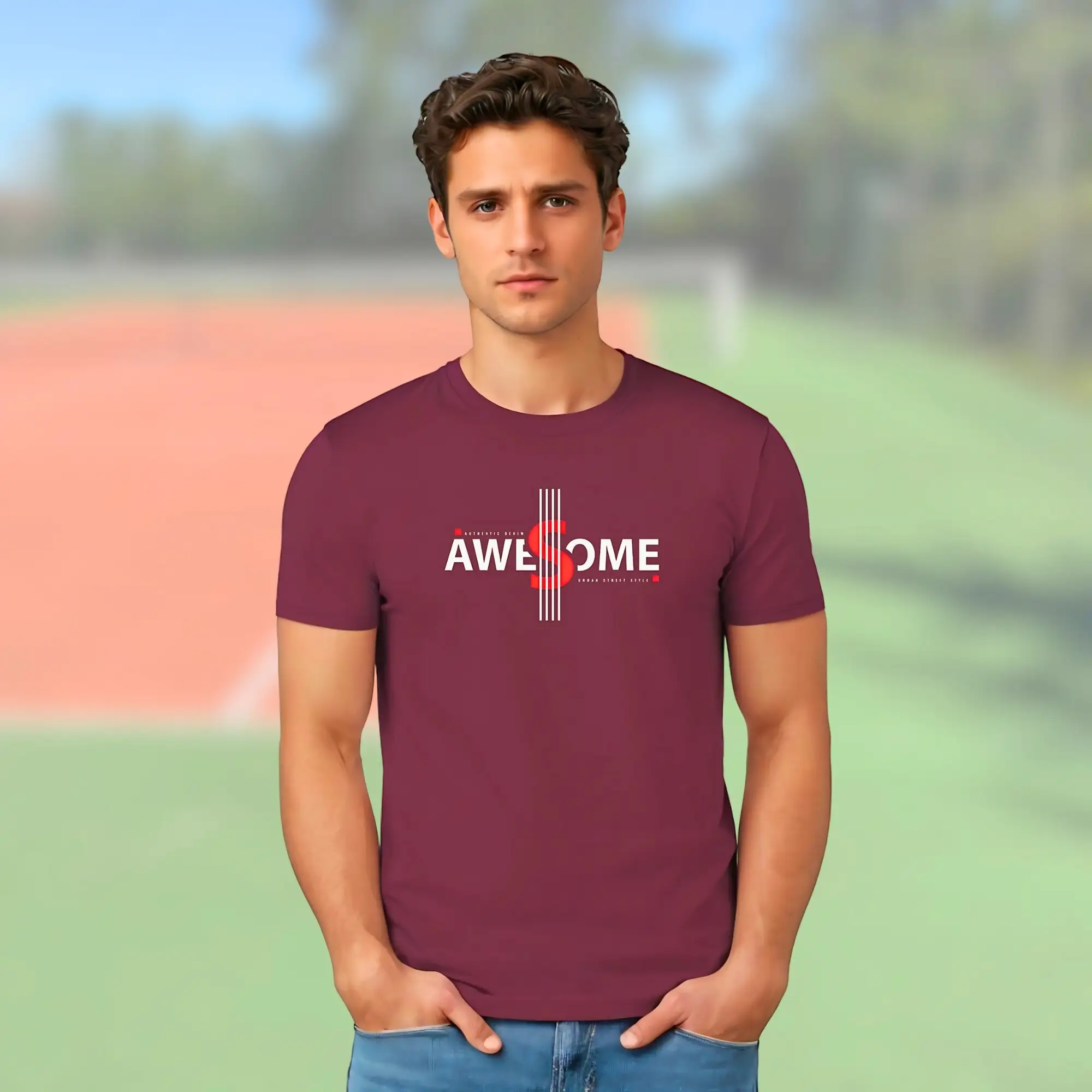 EXCELLO Men's  Graphic T-Shirt 