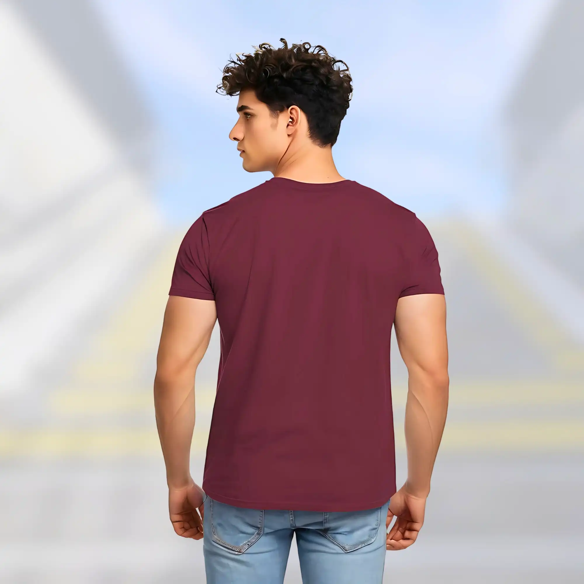 EXCELLO White ‘NYC – New York City’ Printed Men’s Cotton T-Shirt