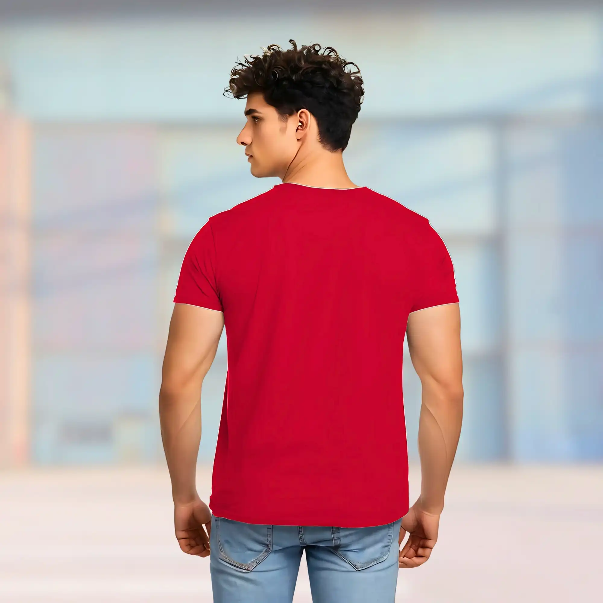 NYC Printed Cotton T-Shirt for men 