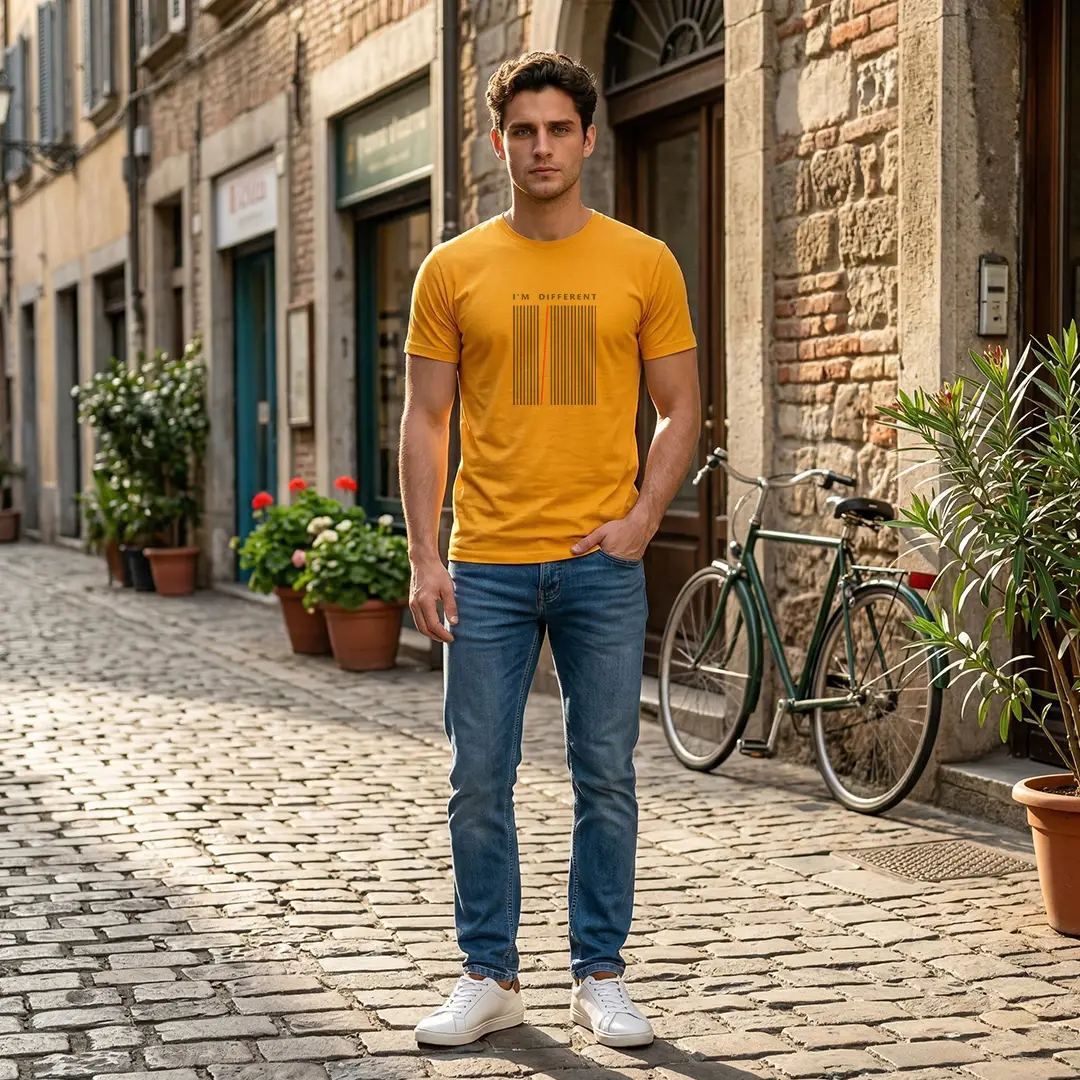 Men’s  Cotton Graphic T-Shirt 